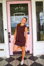 Claire Chocolate Romper!