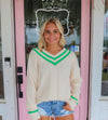 The Gracie Cable Knit Sweater Top