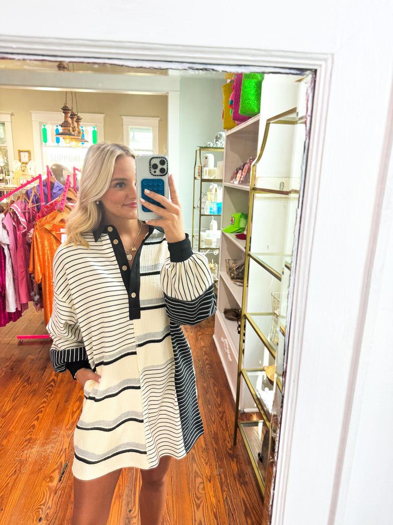 The Stripe, Stripe, Baby Dress!