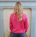 The Pink Ornament Sequin Sweater