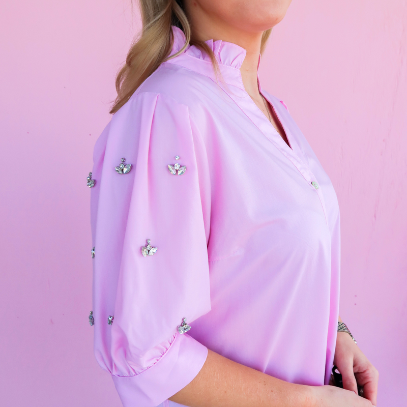 The Sofia Pink Diamond Top