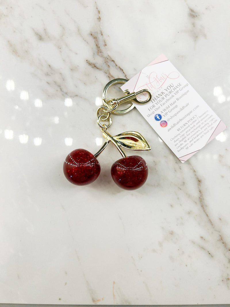 Big Cherry Charm Keychain/Bag Charm