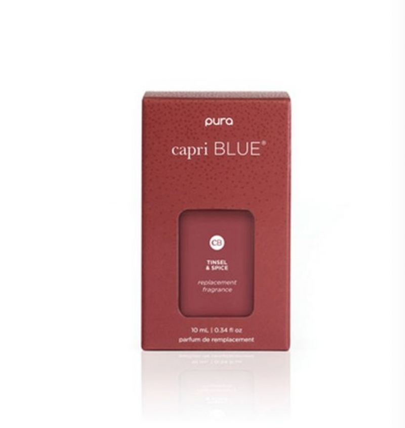 CB + PURA HOLIDAY - TINSEL & SPICE DIFFUSER REFILL, 0.33 oz