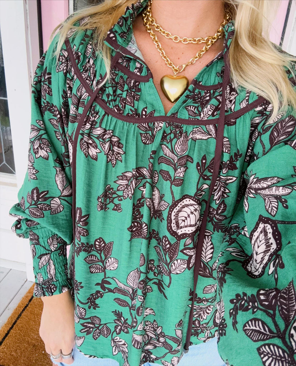 The Everly Top, Green.