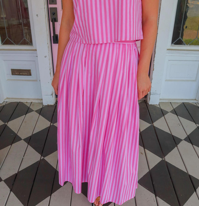 The Aubrey Striped Skirt