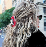 Hand-Painted Vintage Car Hair Claw Clip