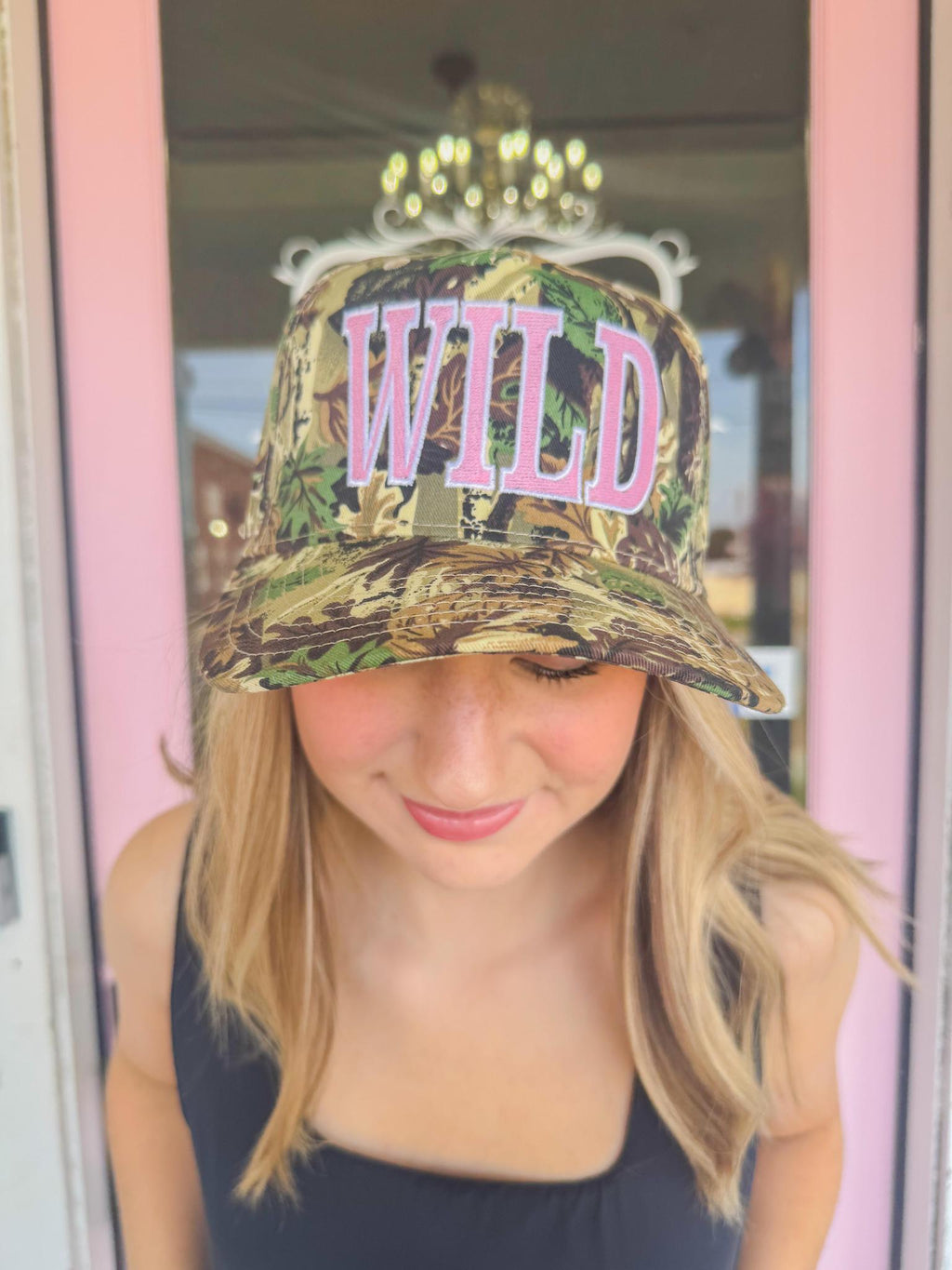 WILD Camo Trucker Hat!
