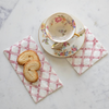 Pink Lattice Guest Napkin