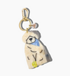 Hand-Painted Sheepdog Bag Charm + Keychain | Eco-Friendly