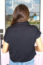 The Charlotte Top, Black.