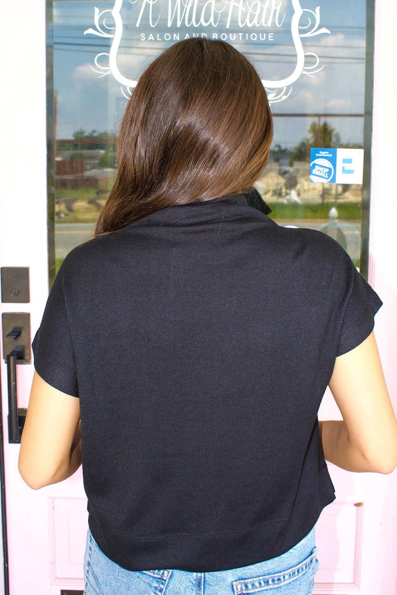 The Charlotte Top, Black.