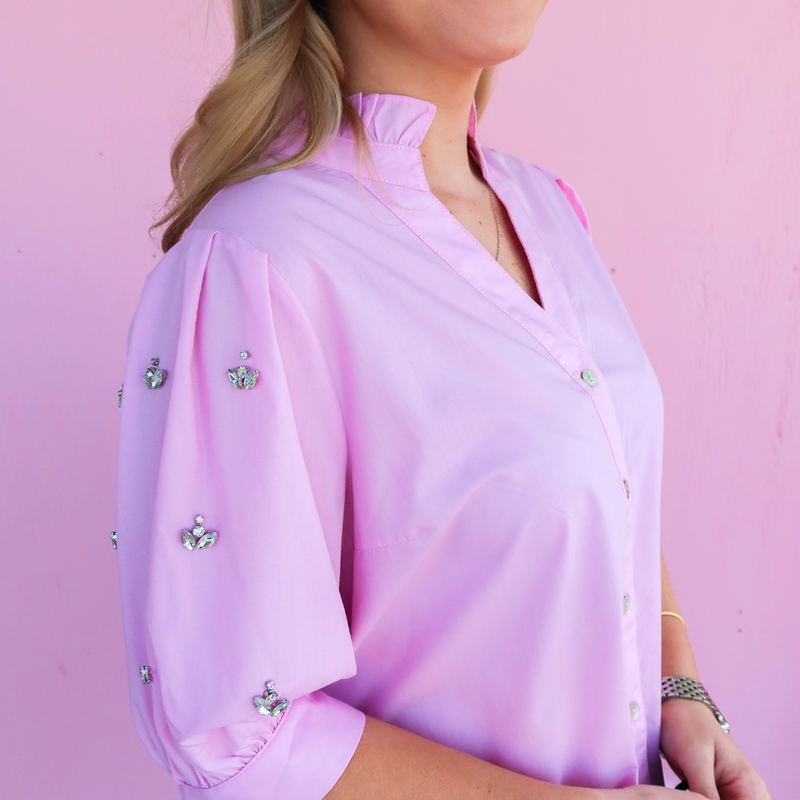 The Sofia Pink Diamond Top