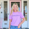 Marianna Neon Violet Unisex T-Shirt