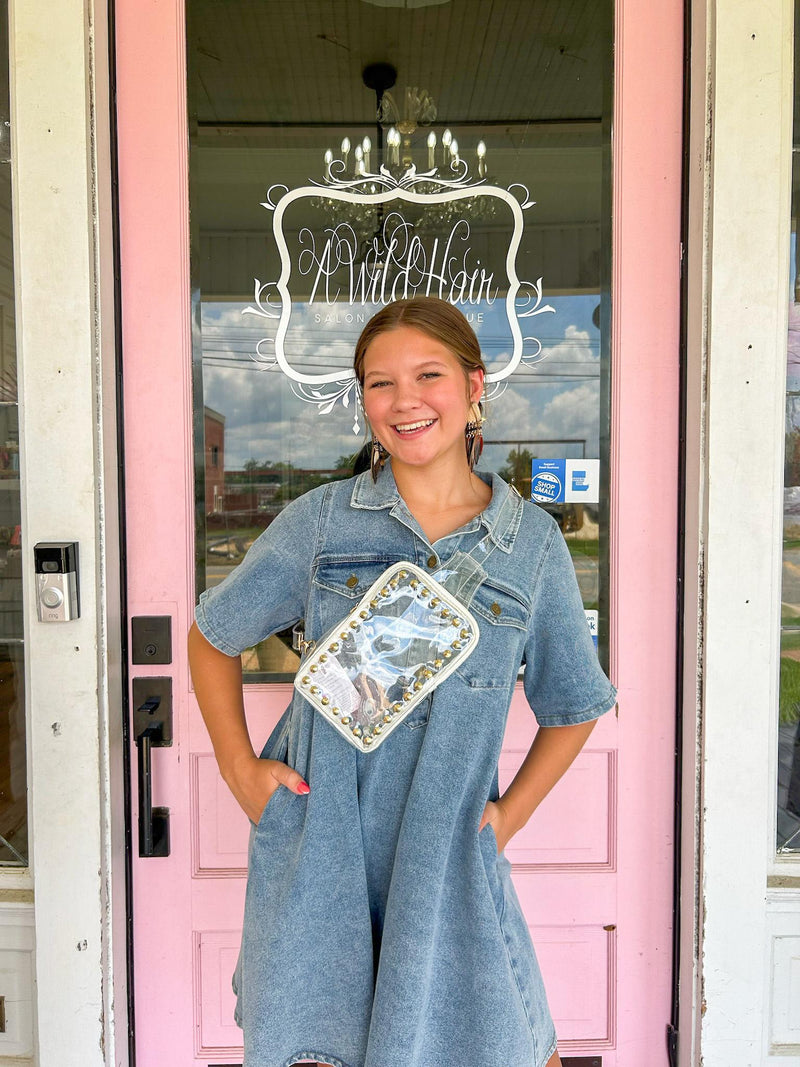 Clear Sling Crossbody
