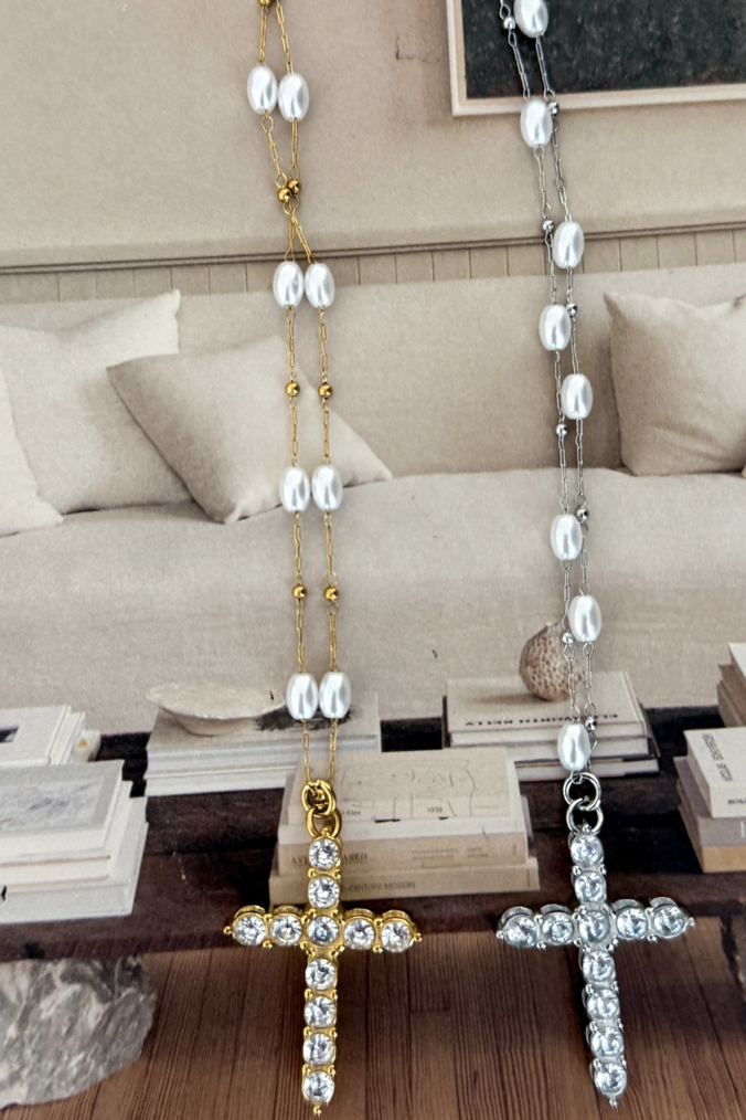 Remi Necklace, Gold. CSP. Water Resistant + Lifetime Warranty