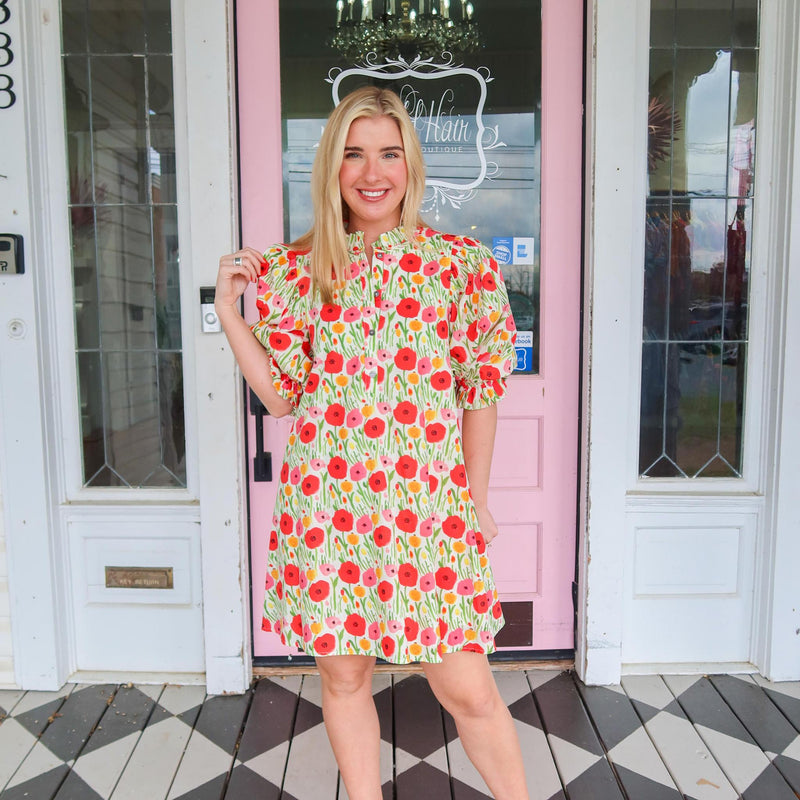 Anna Floral Dress