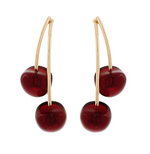 Layered Cherry Earrings