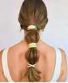 Cream Statement Hair tie Cuff Set