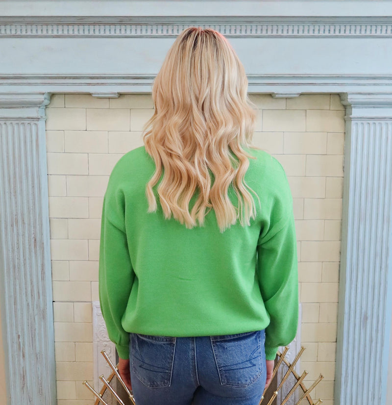 Green Nutcracker Sweater!