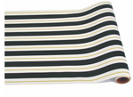 Black & Gold Awning Stripe Runner