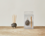 Pewter Hedgehog Toothpick Holder