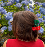 Hand-Painted Cherry Fruit Claw Hair Clip | Eco-Friendly