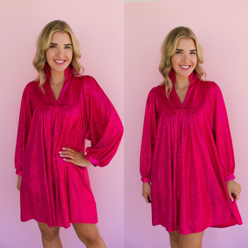 The Savannah Fuchsia Dress. FINAL SALE.