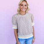 The Taylor Taupe Top