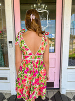 The Fancy Floral Mini Dress