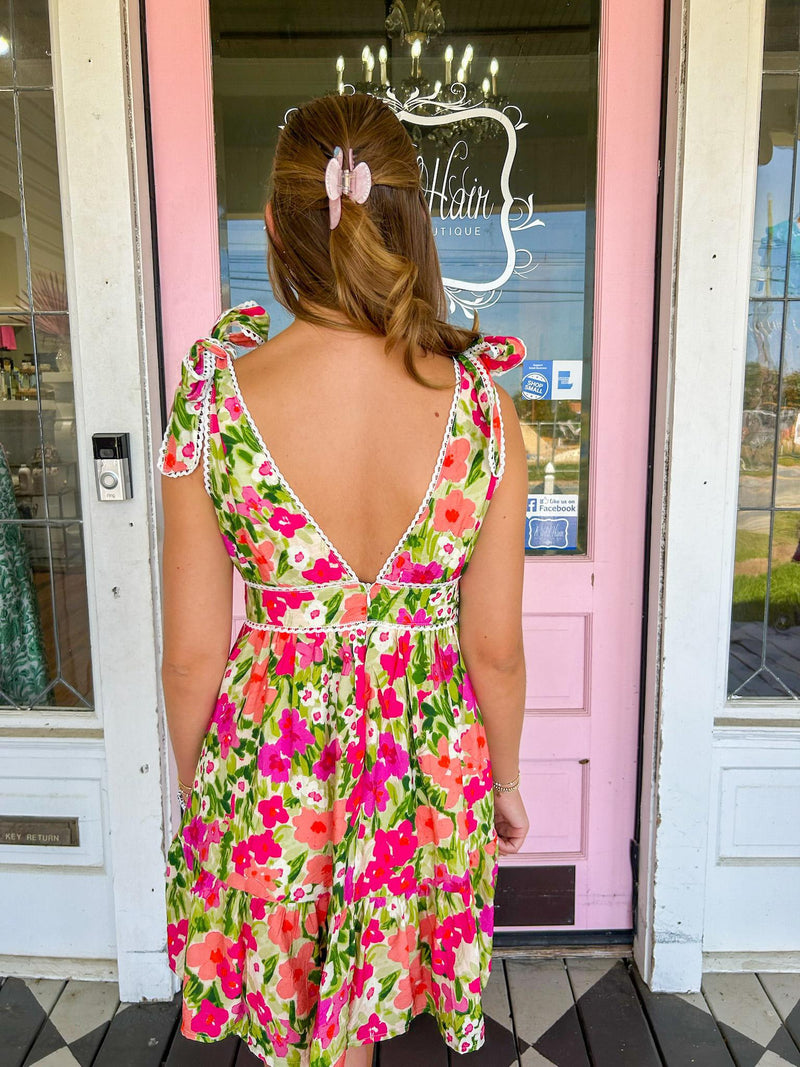 The Fancy Floral Mini Dress