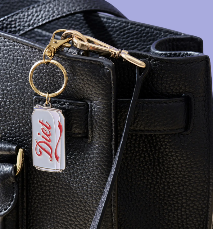 Diet Soda Enamel Keychain & Bag Charm
