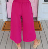 Margie Magenta Cropped Pants