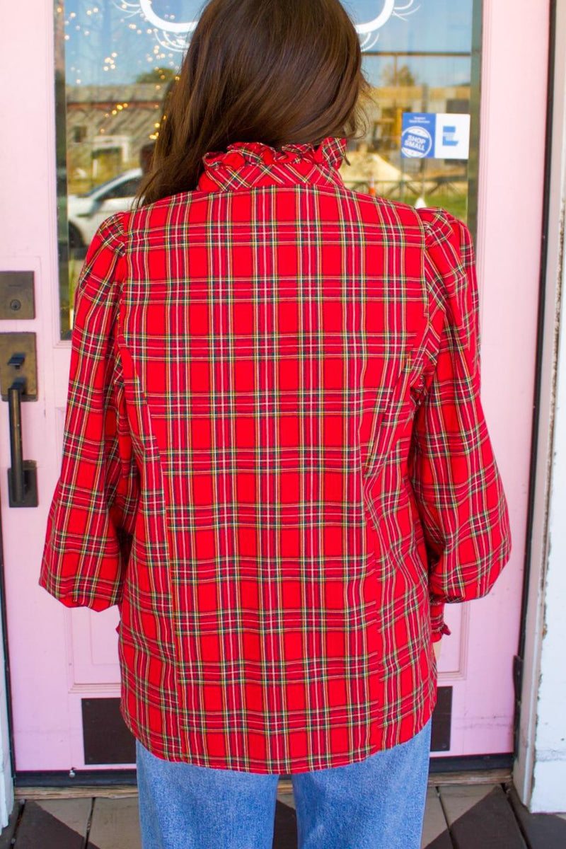 Not Plaid About It Top