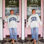 Auburn/ WDE Reversible Mock Neck Sweatshirt
