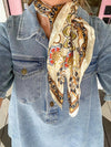 Bohemian Paisley Border Scarf