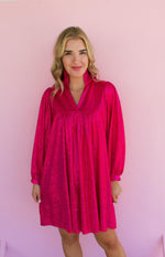 The Savannah Fuchsia Dress. FINAL SALE.