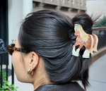 Hand-Painted Horse Claw Hair Clip | Eco-Friendly