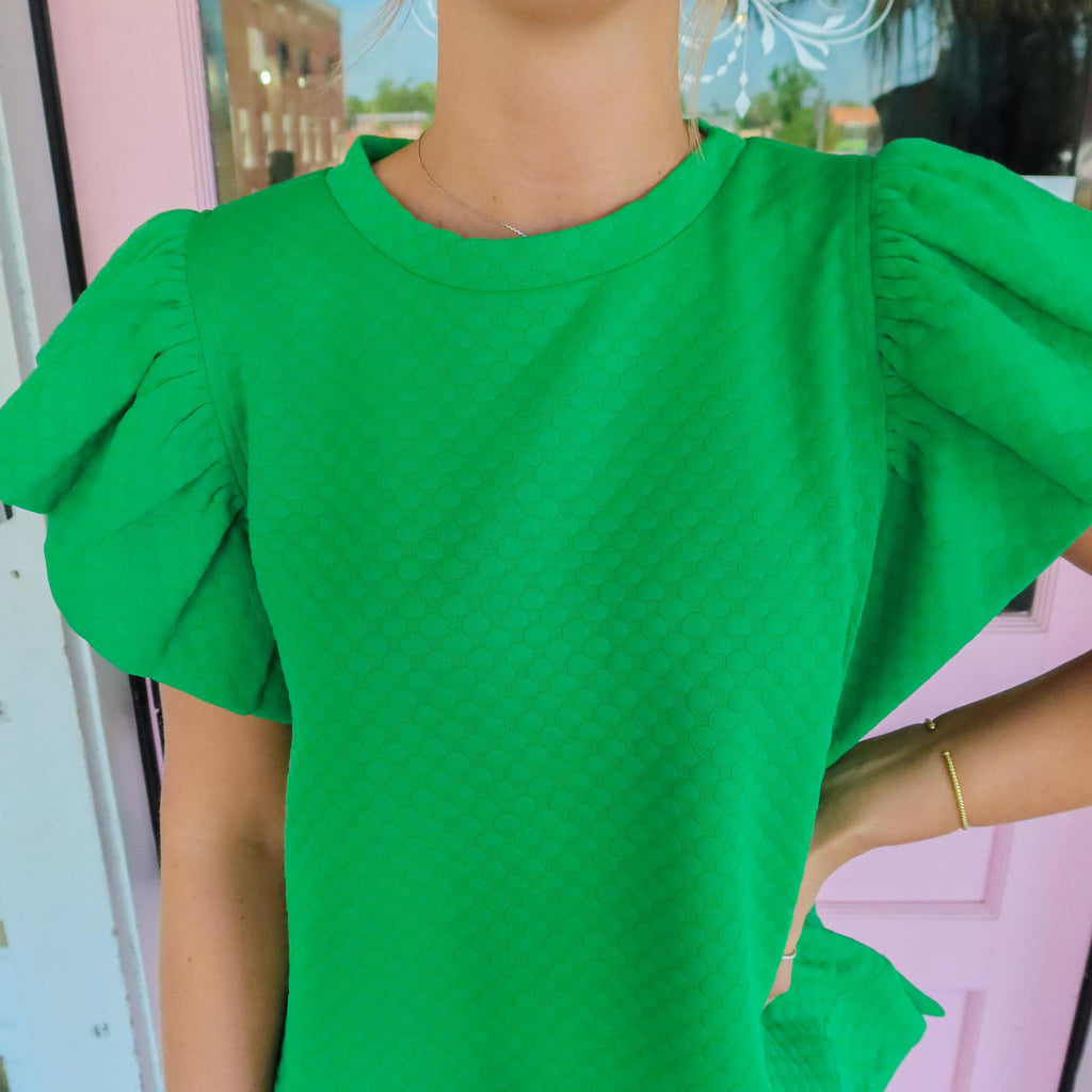 The Jody Top, Kelly Green.