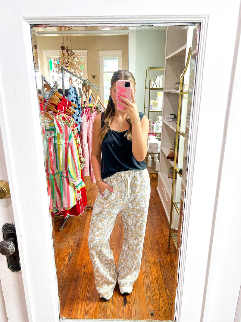 White Camo Lounge Pants