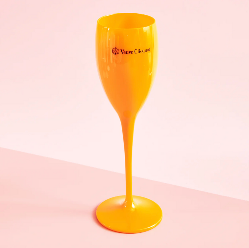 Orange Champagne Flute