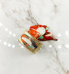 Fabric & Texture Metal Dotted Cuff Bracelet