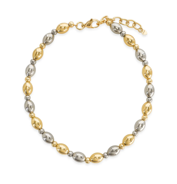 Bridgette Two Tone Beaded Necklace