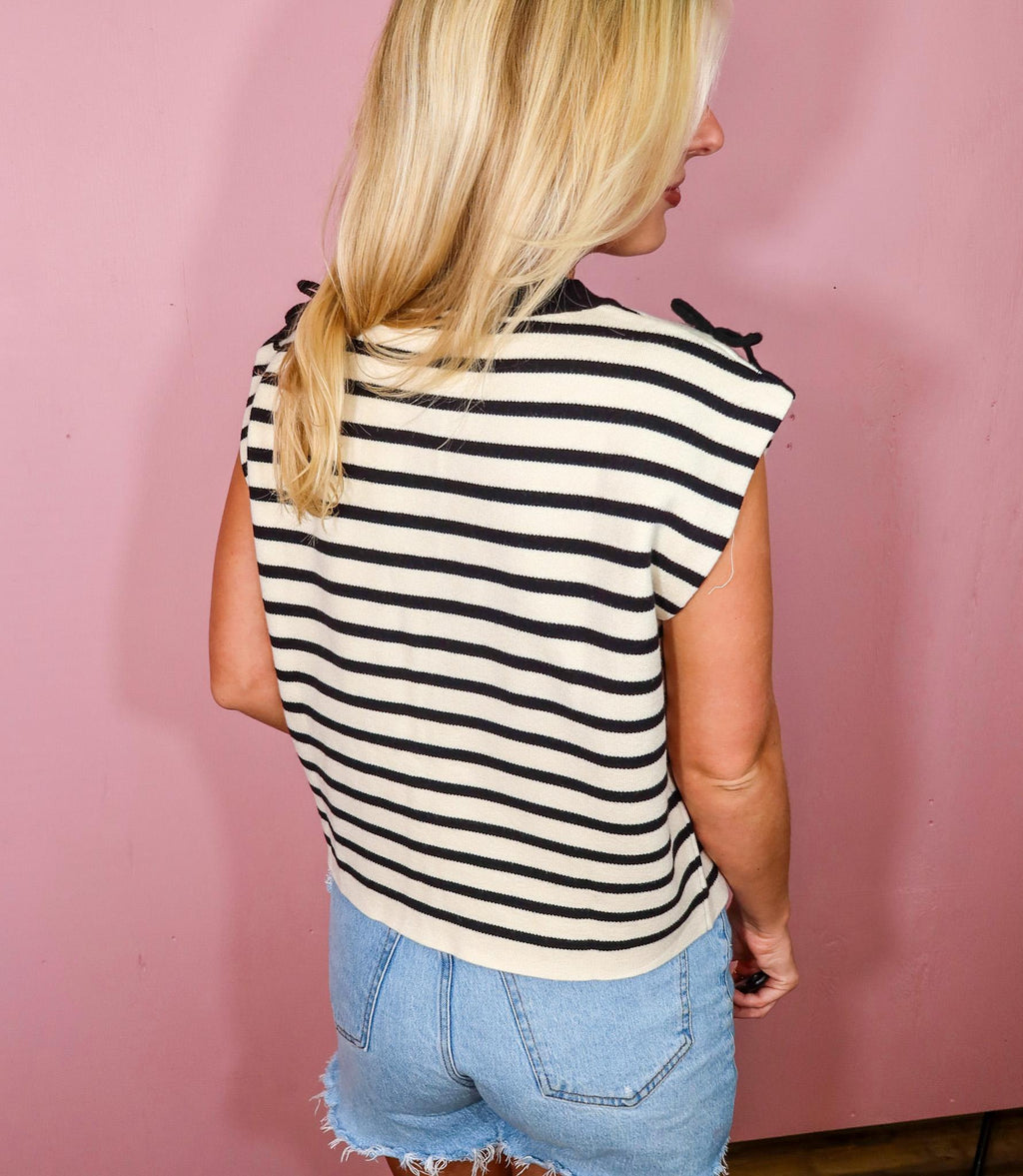 The Brielle Bow Top