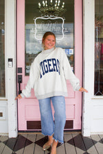 Auburn/ WDE Reversible Mock Neck Sweatshirt