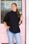 Betsey Black Sweater Top