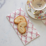 Pink Lattice Guest Napkin