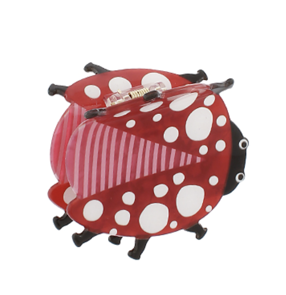 Ladybug Hair Claw Clip