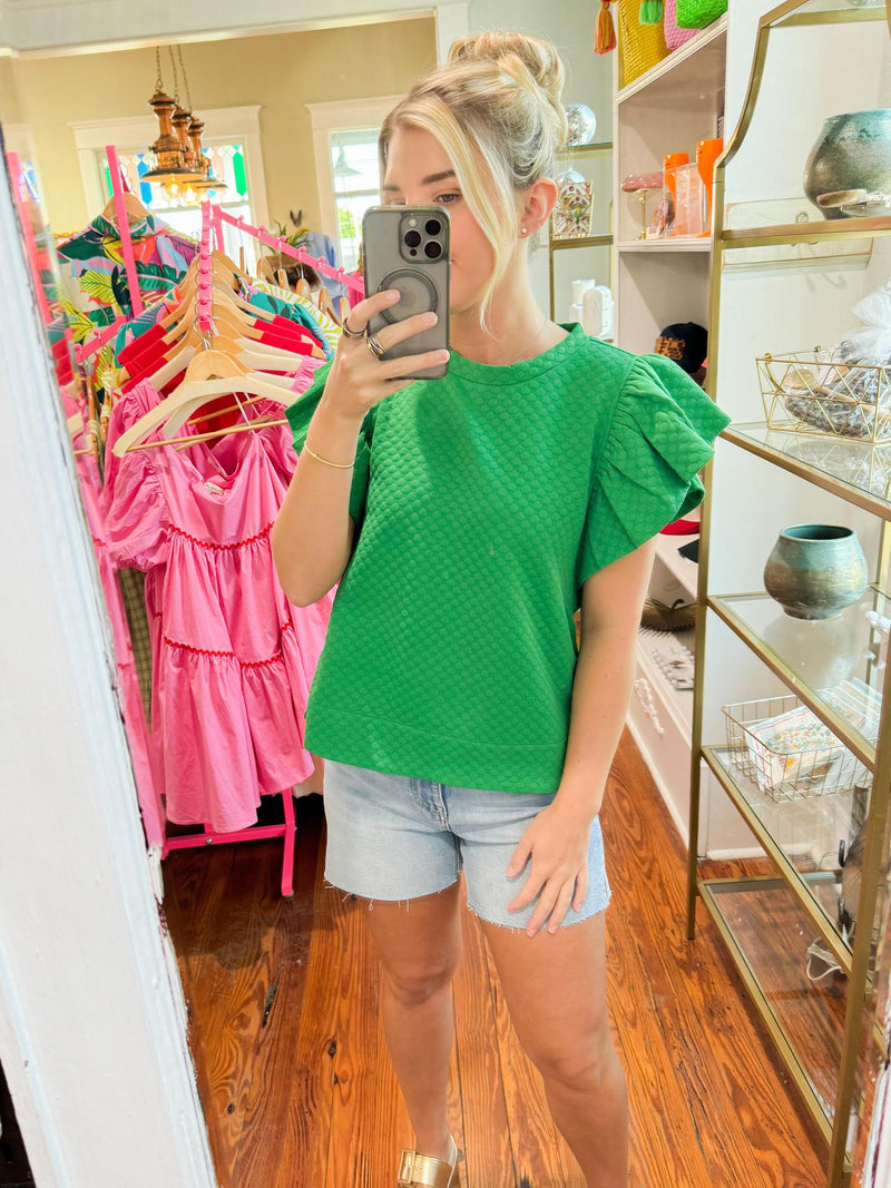 The Jody Top, Kelly Green.