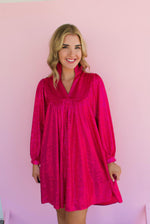 The Savannah Fuchsia Dress. FINAL SALE.