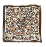 Bohemian Paisley Border Scarf
